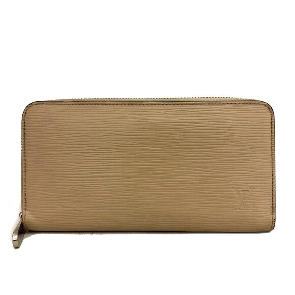 Louis Vuitton Epi Leather Zippy Zip Around Long Wallet Purse Beige/6BD1842 - Picture 1 of 8